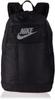 NIKE Elemental One Size Laptop Backpack Black (Black/Black/White),