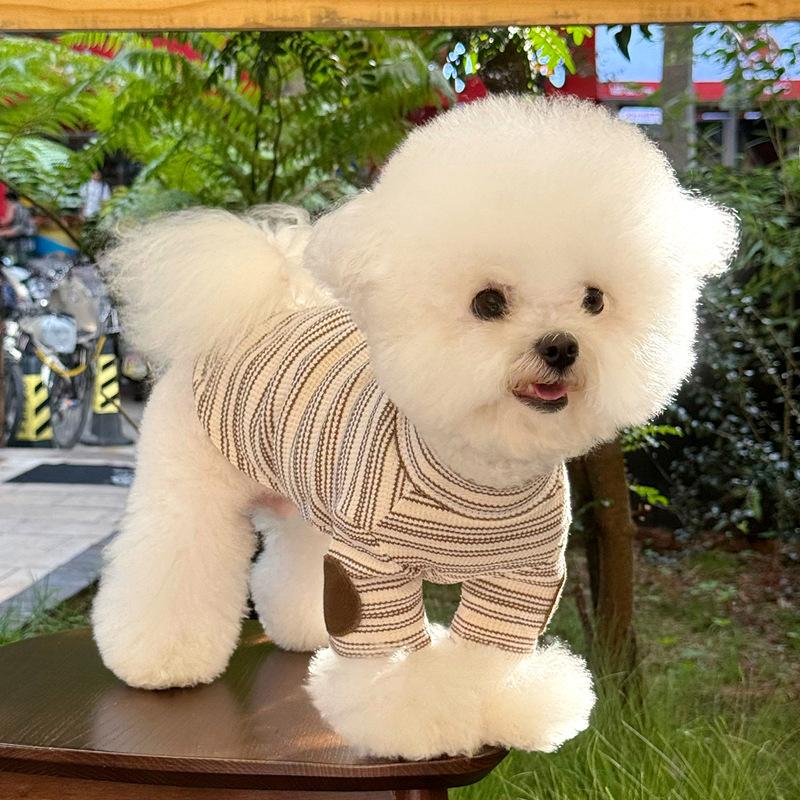 Dog Clothes Autumn Teddy Bichon Pomeranian Yorkshire Schnauzer Poodle Small Dog Pet Bottoming Shirt Autumn