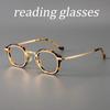 Vintage High-definition Anti Blue Light Reading Glasses Men Women Fashion Ultra Light FULL Frame Presbyopia Eyeglasses