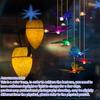 1pack Led Color Changing Butterfly Solar Wind Chimes Outdoor Waterproof Birthday Gifts For Garden Yard Outdoor Lights Christmas