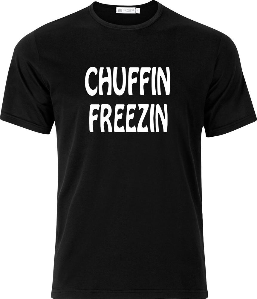 

Chuffin Freezin funny xmas cotton t shirt 3XL