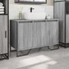 VidaXL Bathroom Vanity Cabinet Sonoma Grey 91x35x60 Cm, Bathroom Sink Cabinet, Bathroom Furniture, 848662