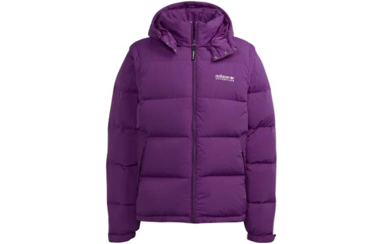 Adidas Originals Classic Trefoil Collection Down Jacket Men s Purple H13575 M