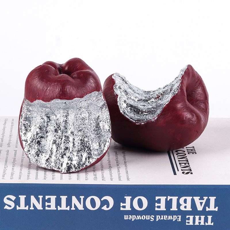 Styl Ins Moderní ovocné ozdoby Jablko Nordic Obývací pokoj Kreativní výklenek TV Skříňka Kuchyň Domácí Měkké dekorace