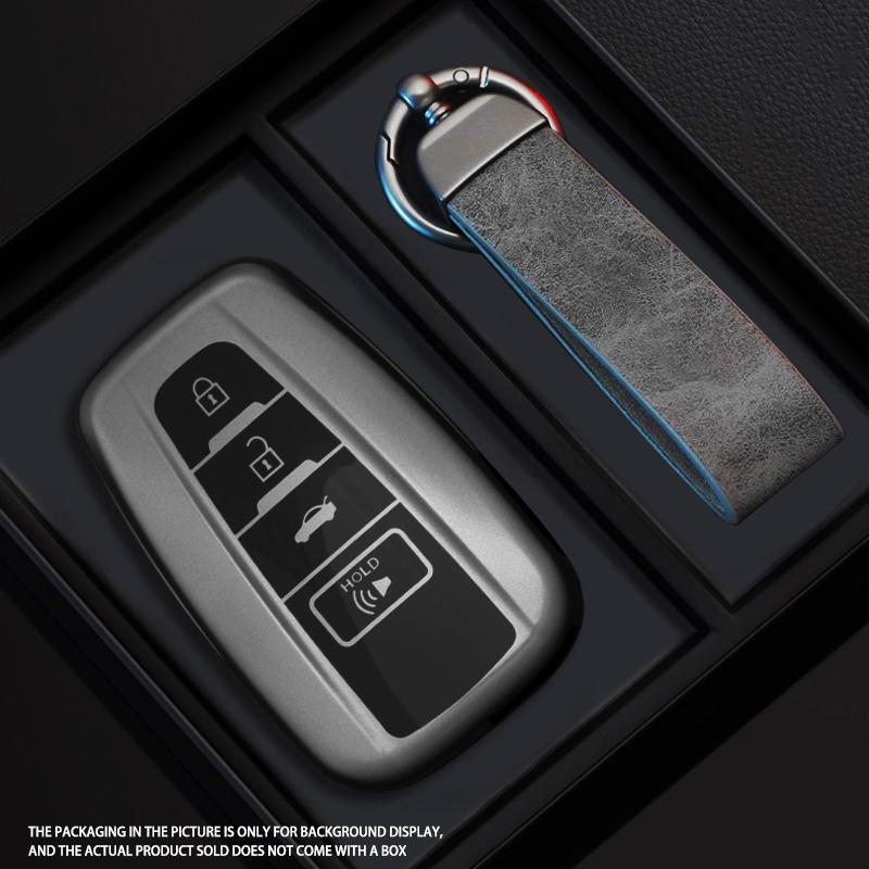 Black Warrior Style Tpu Car Key Case Cover Fob For Toyota Camry Rav4 Highlander Avalon C-Hr Prius Corolla Gt86