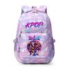 K-pop Backpack Teens Girls Capacity Schoolbag Flowers Printe Laptop School Backpack Travel Rucksack YK2 Mochila