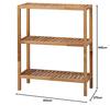 Francfranc Min Wide Shelf, Natural (W650xH845) - Rack, Natural Wood, Wooden Shelf, Wall Shelf