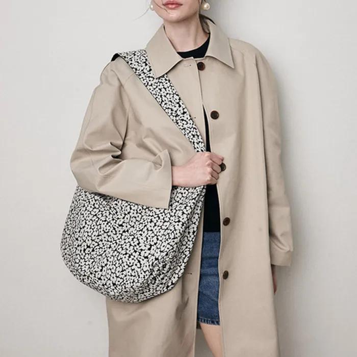Flower Big Hobo Bag