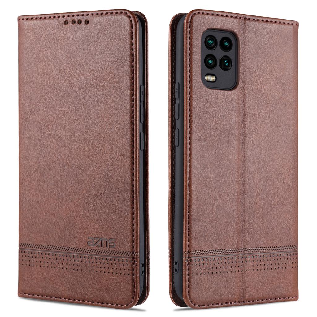 Deluxe Magnetische Adsorption Leder Fall für Xiaomi Mi 10 Lite 5G / Mi 10 Jugend 5G Flip Cover Brieftasche Schutzhülle fall Capa Fundas