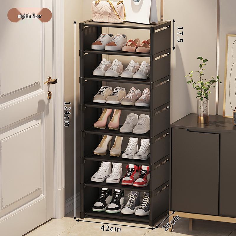 Space-Saving Multi-Layer Shoe Rack for Home or Dorm Entrance