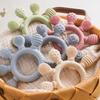 1pc Silicone Teether Food Grade Baby 0-12 Toys Teething Ring Sensory Toys for Toddlers Silicone Animal Soothing Toys Accessories
