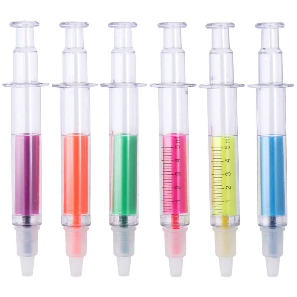 

Многоцветная ручка-маркер, 6 шт., акварельная ручка для медсестер, новинка, ручка для офиса