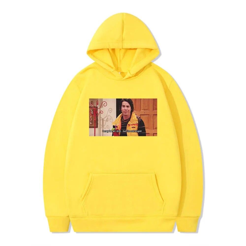 

Новинка, толстовка с капюшоном унисекс «Я могу быть идиотом, но я не глупый», женский пуловер, толстовка с капюшоном с принтом Icarly Meme и графикой, одежда S