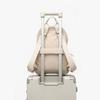Schoolbag new large-capacity backpack, high-end solid color backpack, commuter bag for work, women's short-distance travel small backpack.