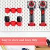 Battery Storage Holder for Makita/Bosch/Milwaukee M12 12V Batteries Wall Bracket Tool Display Rack for Milwaukee Accessories