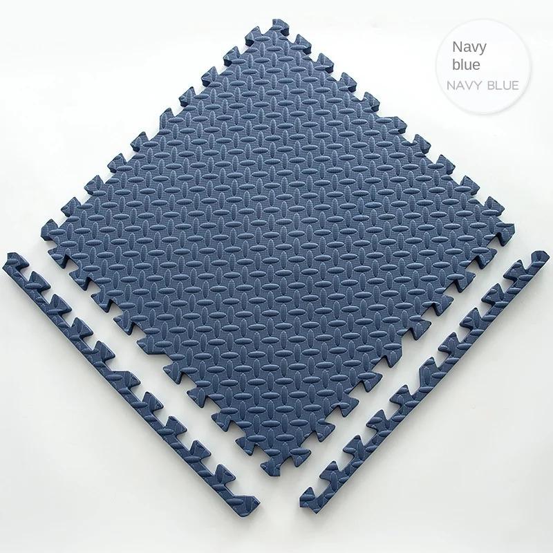 20PCS 30*30cm Sports Protection Gym Mat EVA Leaf Grain Floor Mats Yoga Fitness Non-Slip Splicing Rugs Thicken Shock Room Workout