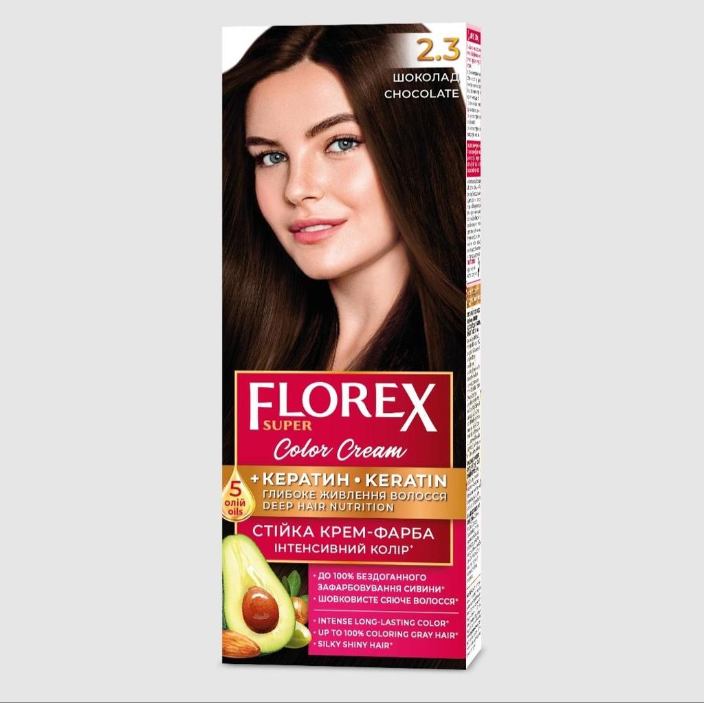 Florex Super Permanent Hair Dye Cream - Give Your Hair Deep Nourishment, Makes Your Hair Soft and Silky-shiny.