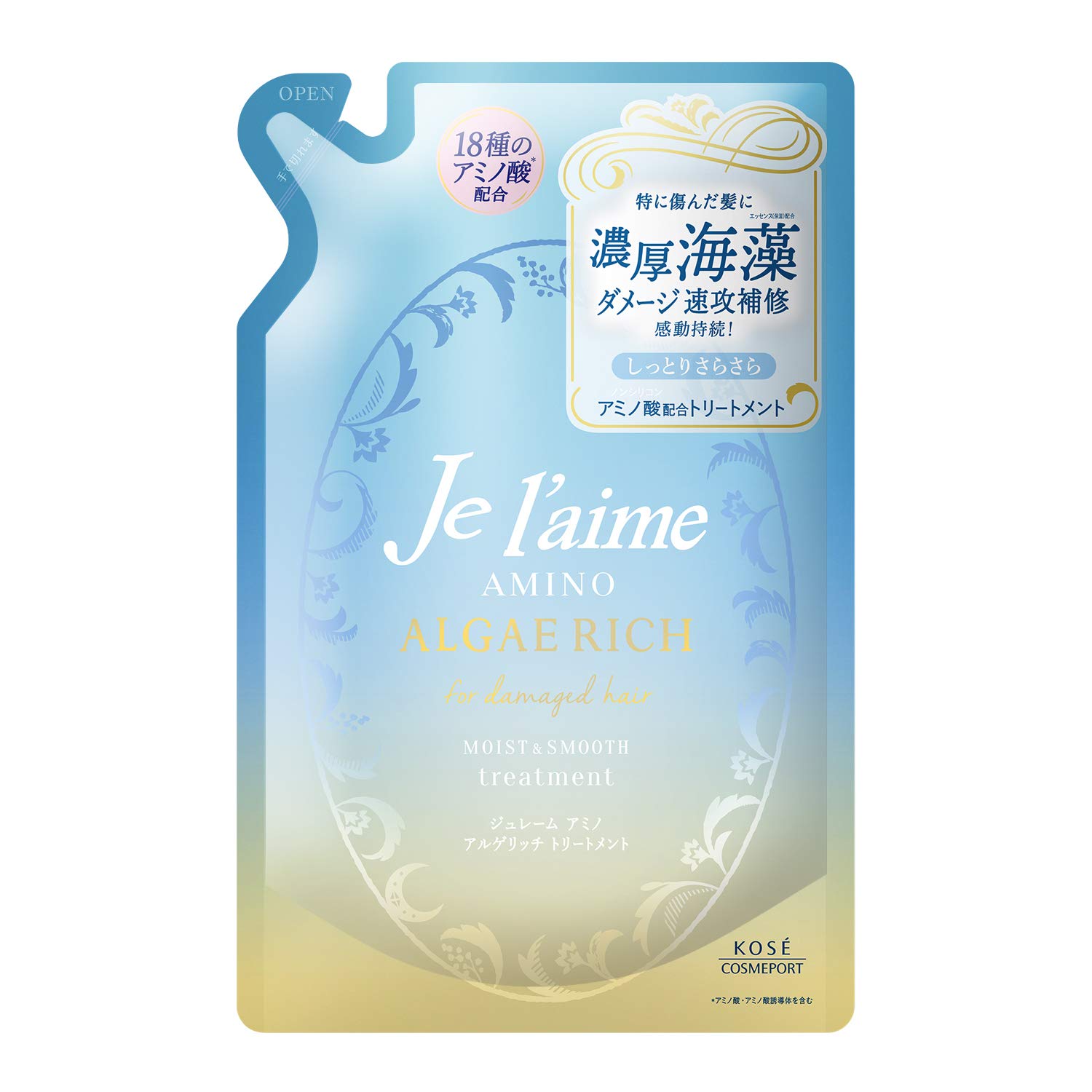 

KOSE Jurem Amino Argerich Treatment Refill Floral 350ml (Moist & Smooth) (x 1)