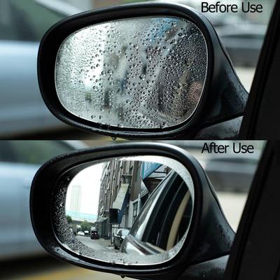 2/4 buc, folie transparenta rezistenta la ploaie pentru masina, protectie pentru oglinda retrovizoare, anti-ceata, folie impermeabila, accesorii auto autocolante