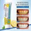 Lemon Stain Remover Toothpaste Natural Gentle Care Protects Enamel Fresh Lemon Flavor Improves Gum Health