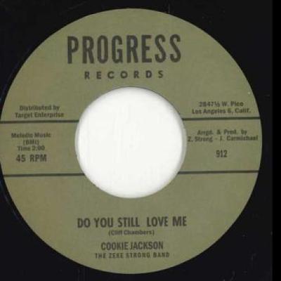 7-tums Skiva COOKIE JACKSON - Do You Still Love Me / Blind Love Progress 1963 UK Blues