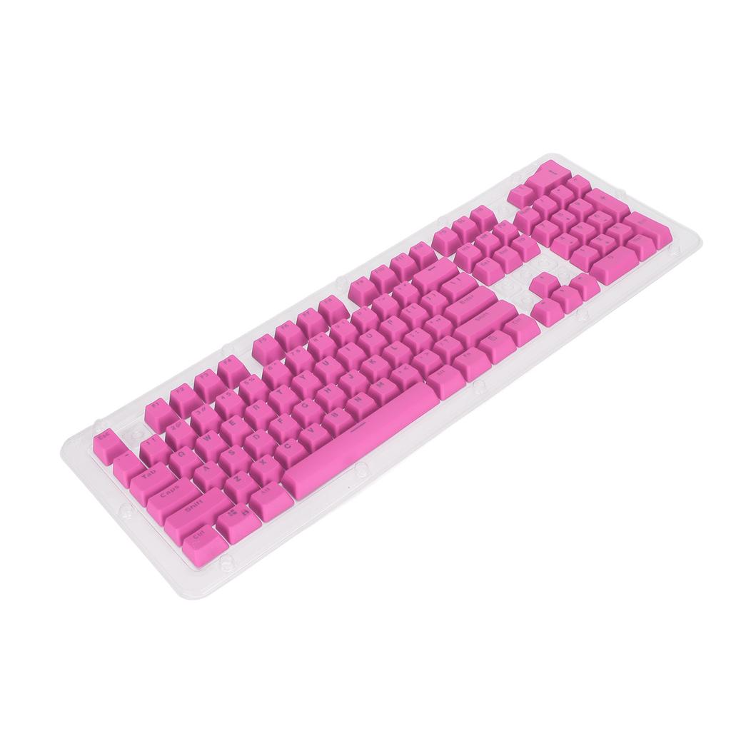 PBT Keycaps 106 Keys 2 Color Injection Molding OEM Height Light Transmission Custom Keycaps for Mechanical KeyboardPink