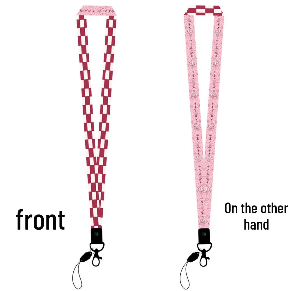 

Стрічка з аніме «Вбивця демонів»: Ремінець-шнурок для мобільного телефону Гюю Томіока та Зеніцу Аґацума 45cm 15g рожевий