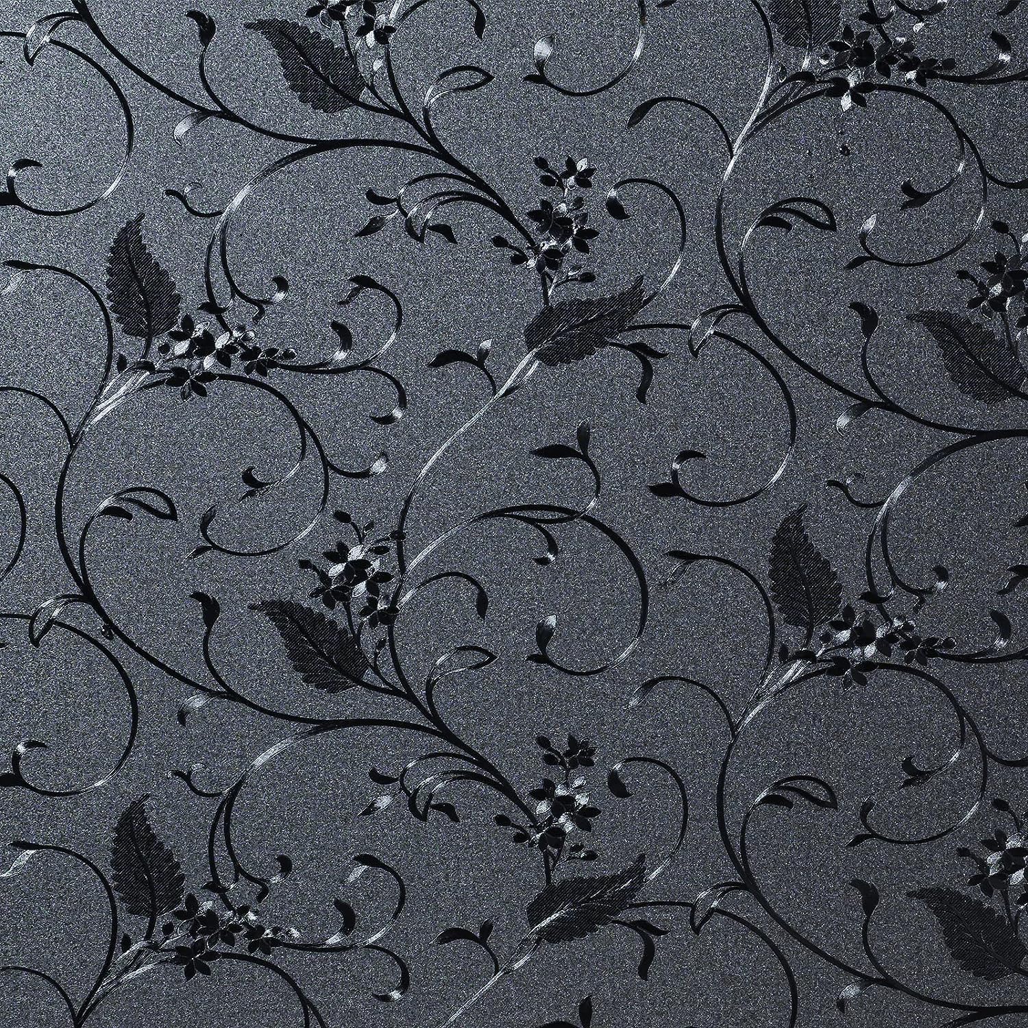 

Черная пленка для окон Total Blackout Non-Adhesive Privacy, статическая пленка для матового стекла для украшения стеклянных дверей в ванной комнате 55x500cm