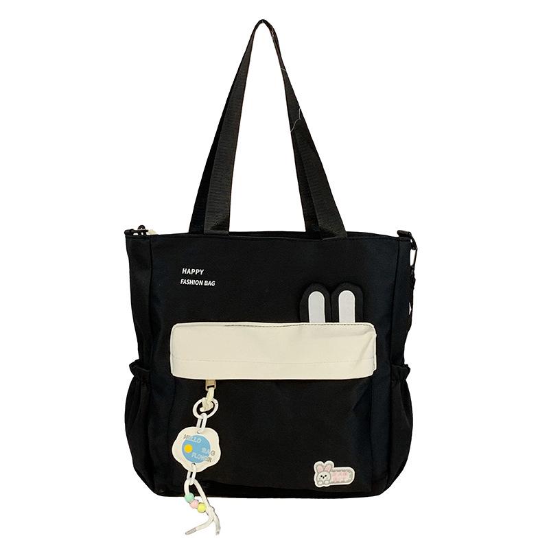 Girls' Summer Lazy Style School Bag - New Student Simple Shoulder Bag 2026