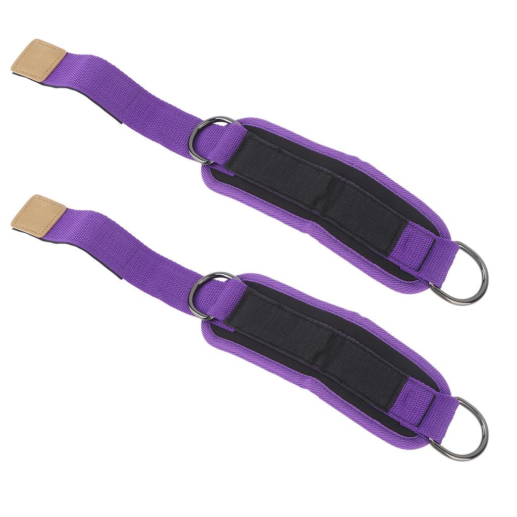 2PCS Ankle Strap for Cable Machine Kickbacks Iron D   Gym Ankle Cuff for Fitness Workout