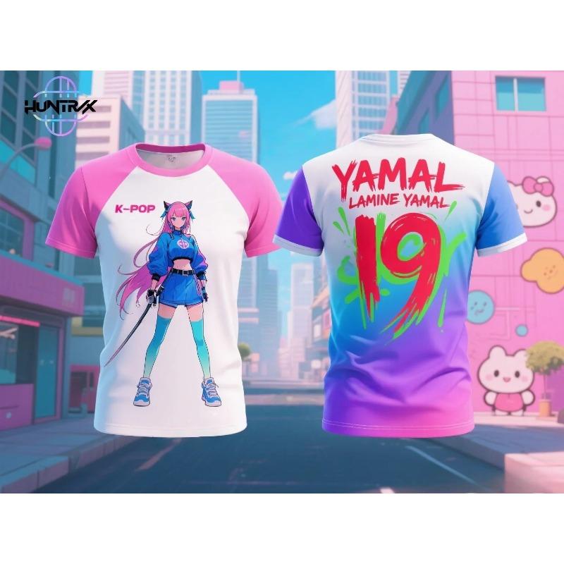 T-Shirts Girls Casual Fashion Children's Cartoon Printed Short Sleeve Girls Comfort T-Shirt Clothing Top