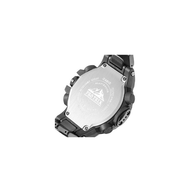 Casio CASIOPRO TREK Series-Disc Dual Display Series Outdoor Mountaineering Solar Wave Waterproof Multi-Function Sports Smart Solar PRW-6100YT-1BPR