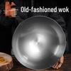 Lilang 40cm Pre-Seasoned Lightweight Iron Wok