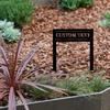 Metal Garden Stakes Custom Address Markers Lawn Decor Courtyard Ornament Yard Art Home Accent