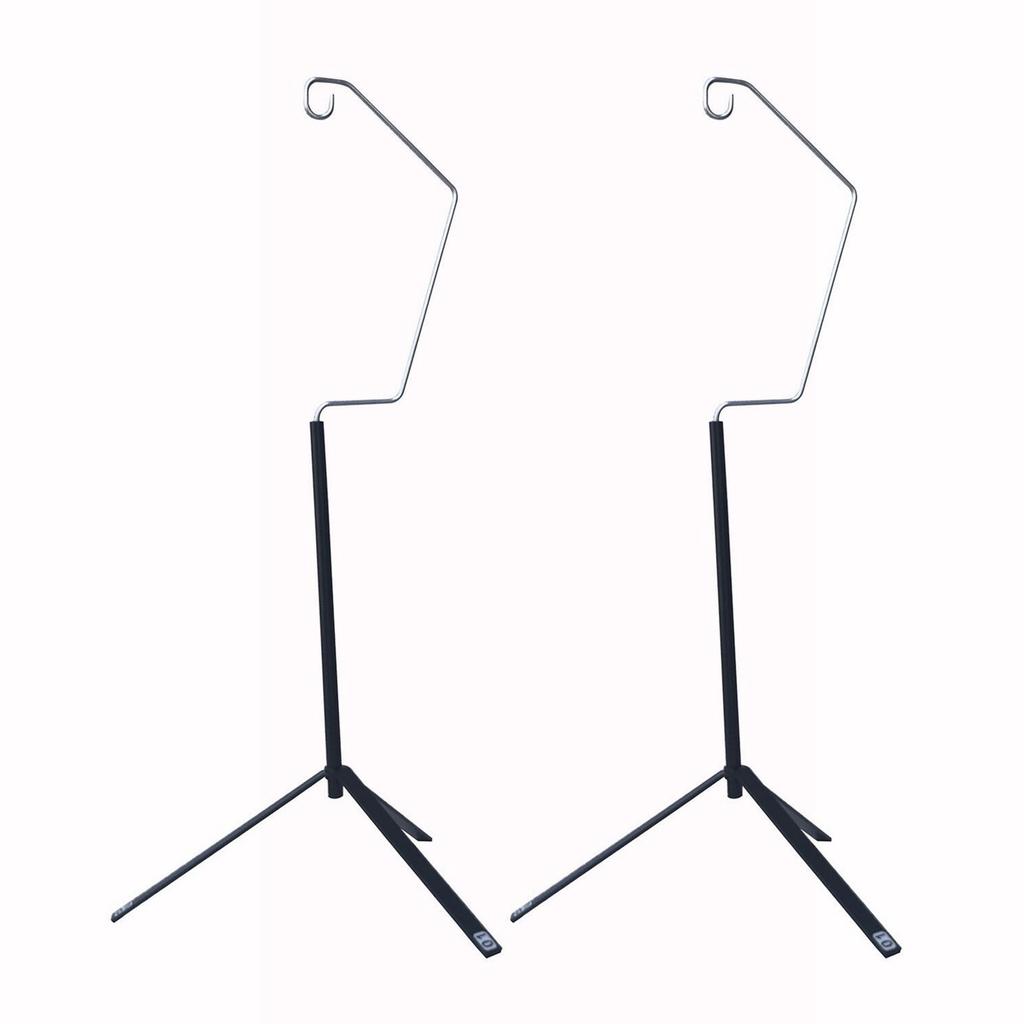 Outdoor Ultralight Lamp Base Aluminum Alloy Hanging Lamp Triangular Stand Folding Tripod Light Holder for Hiking Caping Picnic