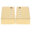 2Pcs Electric Guitar Pickup Shell Nickel Cover 50mm and 52mm Musical Instrument AccessoriesGold