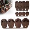 Wood Bracelet Display Holder Jewelry Box Wood Bracelet Holder Bead Display Stand Wood Texture Suitable for Enthusiasts