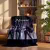 HUNTRIX Custom Flannel Blankets Soft Warm Cozy Throws for Home Decor Holiday Gifts
