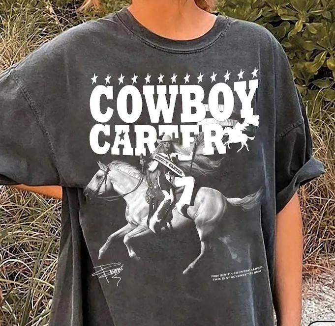 Beyonce Cowboy Carter Shirt Cowboy Carter Tee Beyoncé Shirt Gift For Her Unisex T-Shirt L