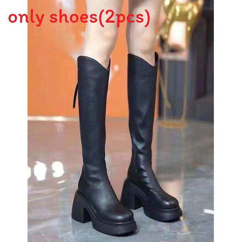 Martin Boot Women Thick Heel Waterproof Platform Fashion Ankle Boots For Winter