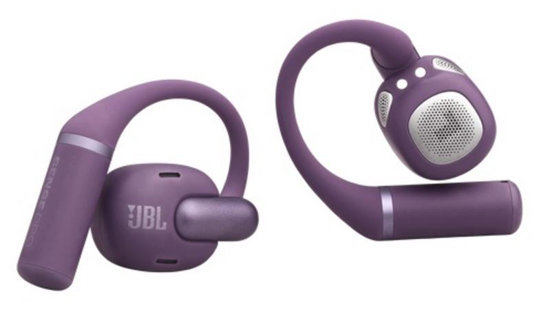 Jbl sense pro open wireless headphones purple