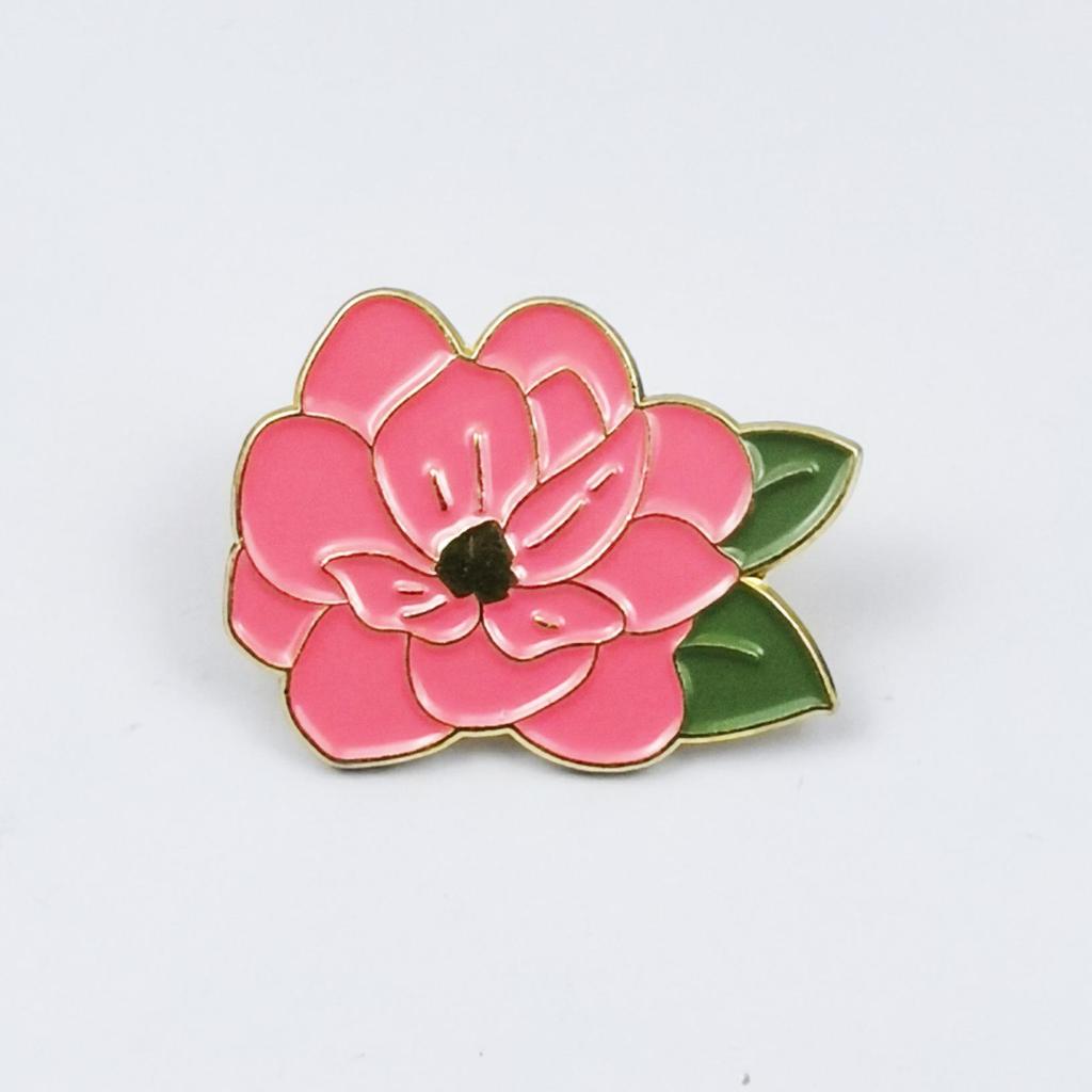 Creative Cartoon Flower Brooch: Alloy Pin Badge for Versatile Decoration