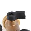 Brass Water Tap Adapter 2 Way Y Shape 3 4 Hose Connector for Garden Irrigation