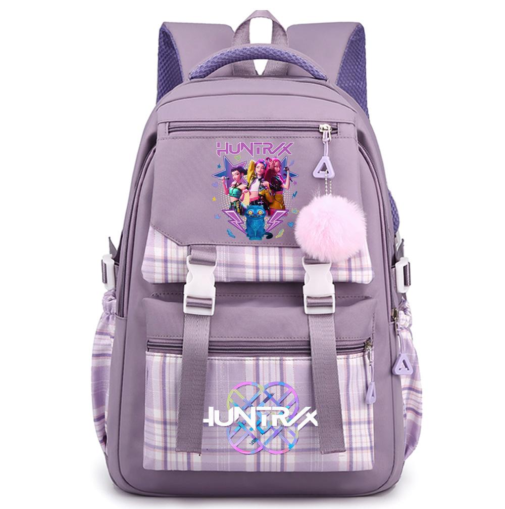 Cute Printed K-Pop Printed Large Capacity Backpack for Teenger Student Girl Boy Schoolbag Bookbag Kid Gift Women Waterproof Travel Bag Mochila