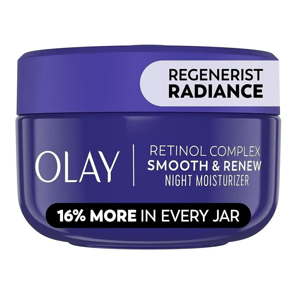 Olay Night Moisturizer 59ml 1 Pack Smooth & Renew Olay Regenerist Radiance Retinol Face Moisturizer