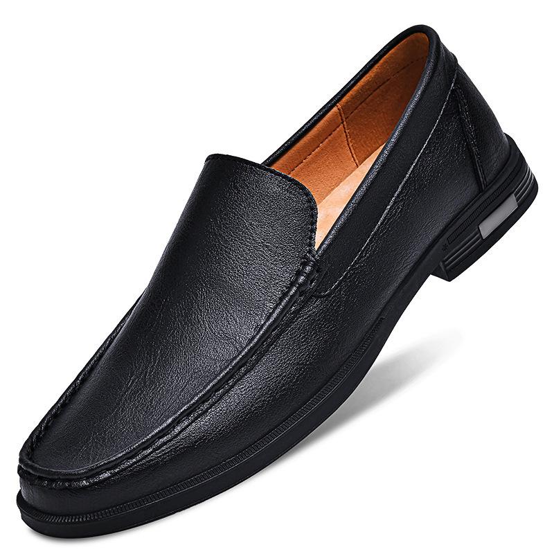 Genuine Leather Men's Shoes Classics Business Dress Shoes Moccasins Slip On Loafers Driving Shoes for Men Casual Shoe  New
