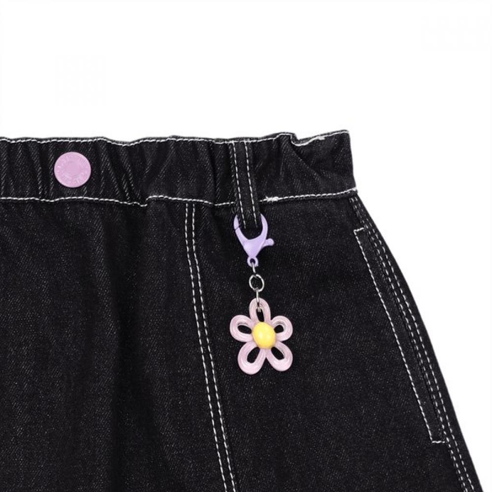 Tiffany Black Denim Skirt T54kss010
