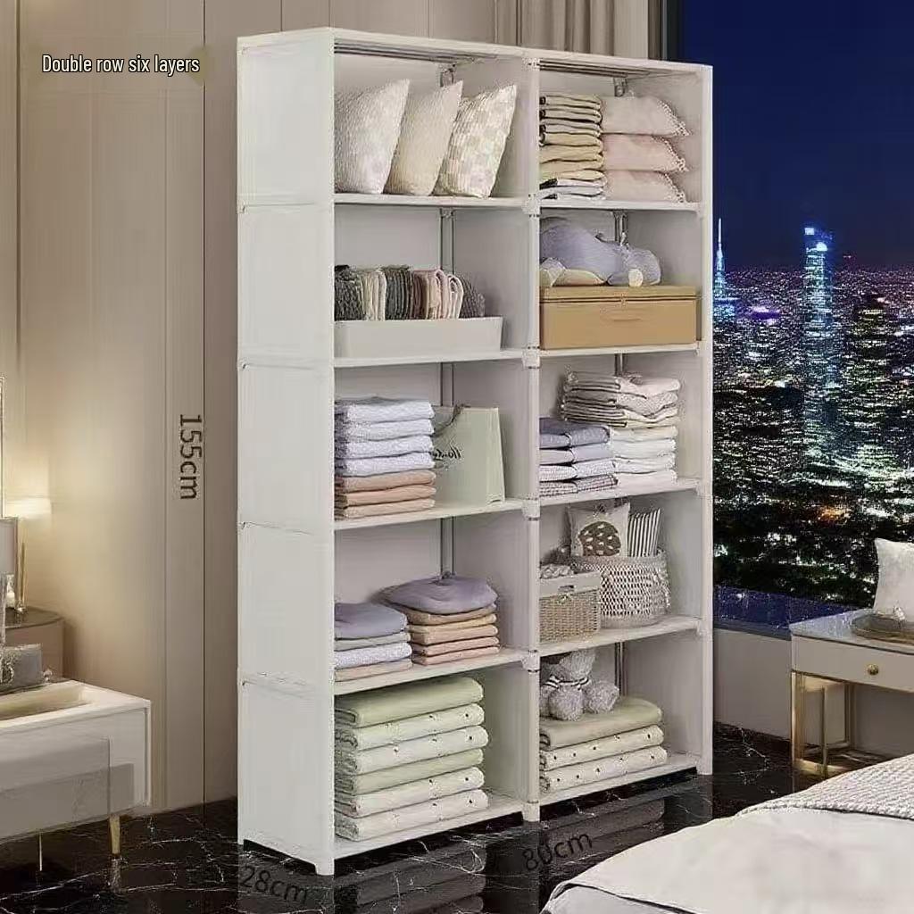 Simple Multi-layer Floor-standing Bookshelf: Narrow Corner Storage Rack for Living Room