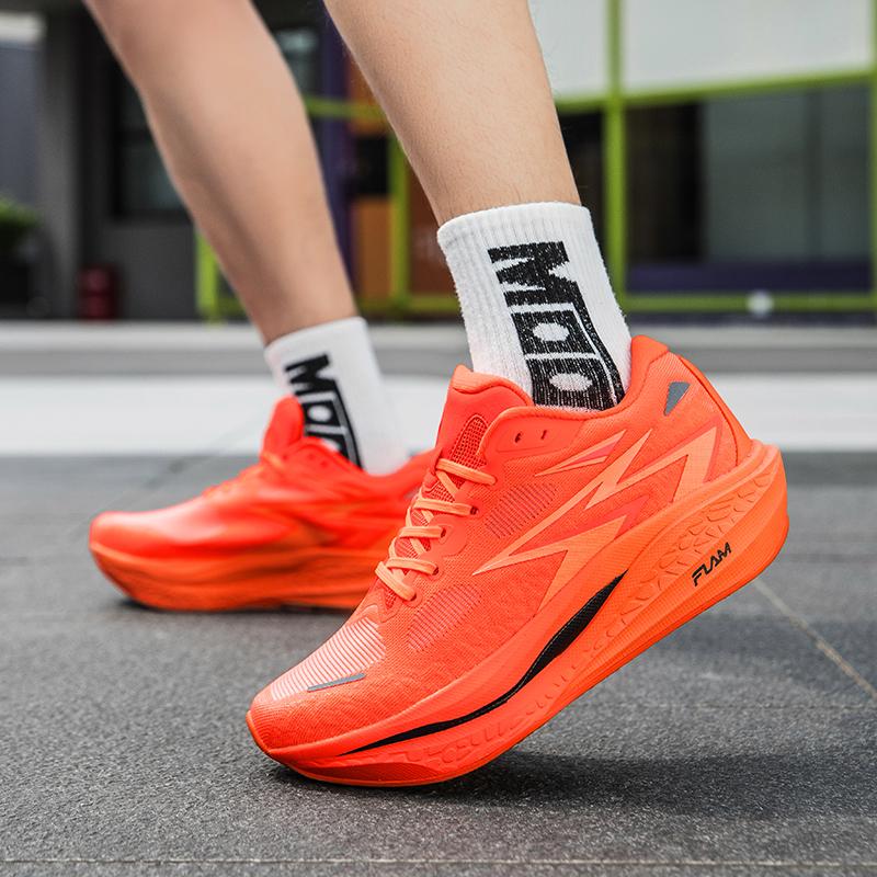 NEW Running Shoes Carbon Board Marathon Men Sports Breathable Lightweight Women's Comfortable Athletic Nonskid Sneakers Casual