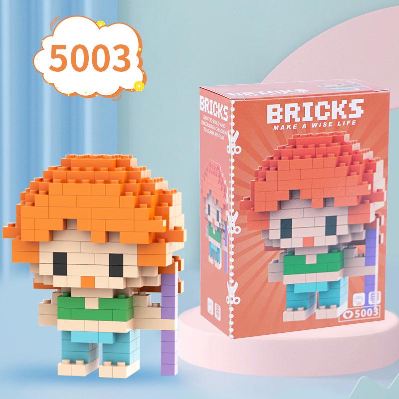 Nautical Series Micro-Particle Building Blocks - Thief King Educational Toy for Kids